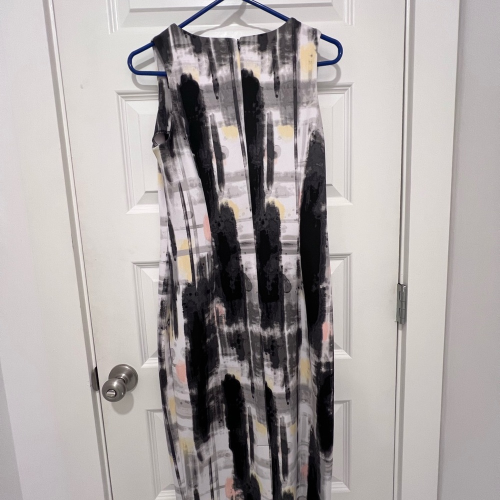 Cato Black and White Sleeveless Sheath Dress - Picture 2 of 3